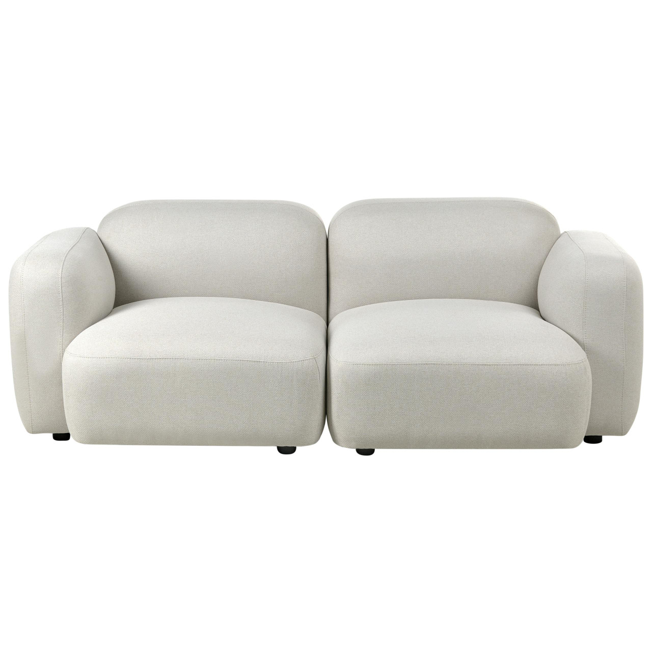 Sofá 3 lugares AFOSS Tecido Creme claro