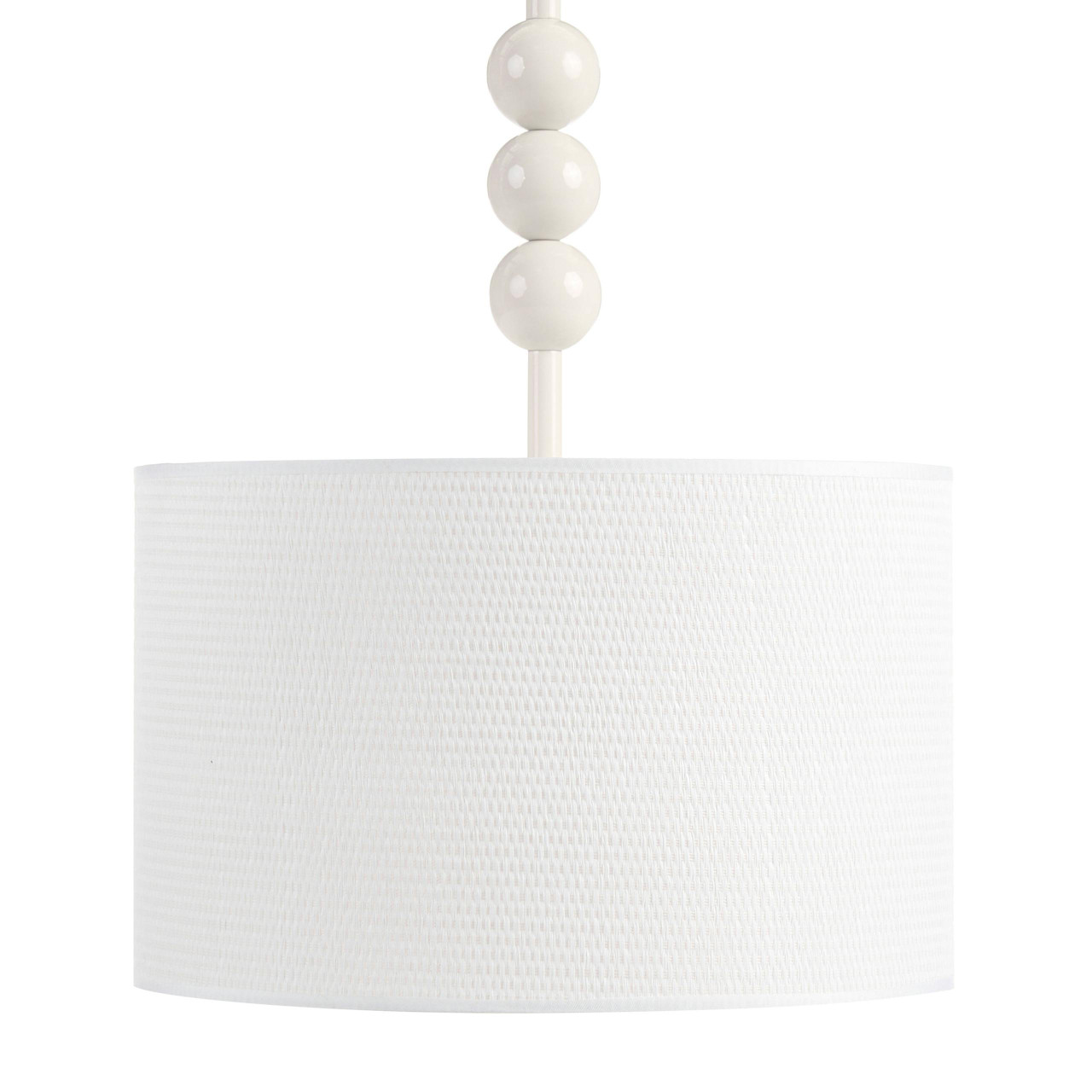 Candeeiro suspenso LOKY Metal Branco