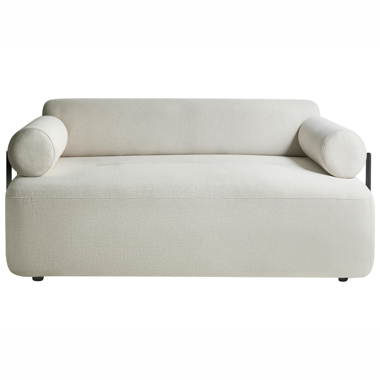 Sofá 2 lugares ELVA Tecido Branco creme