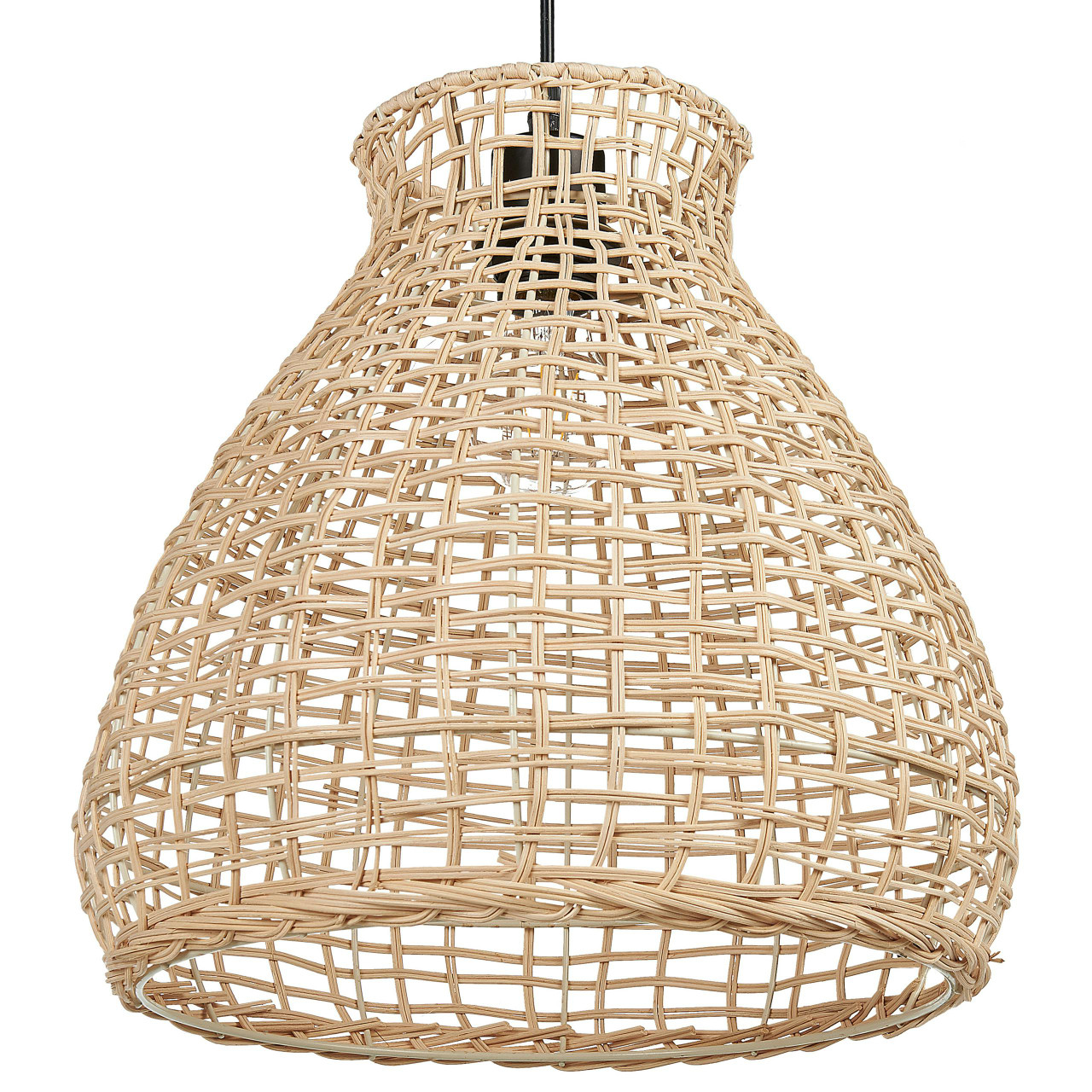 Candeeiro suspenso Sakeni Rattan natural