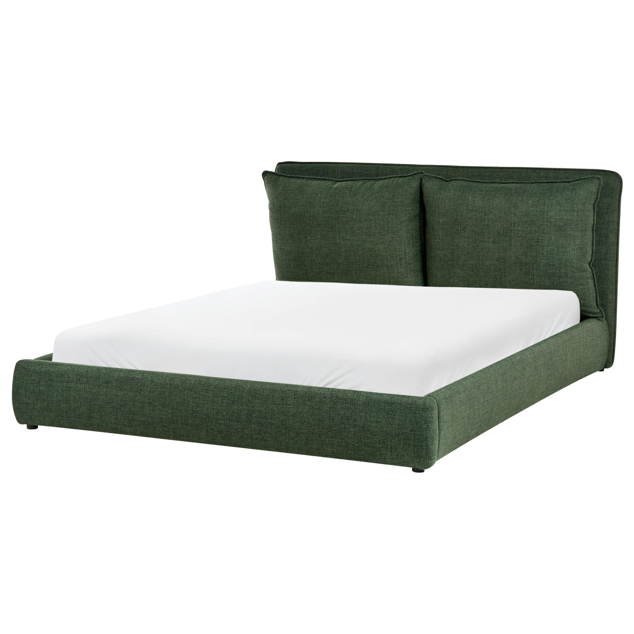Cama de água Tecido BAJONNA 160 x 200 cm Verde escuro