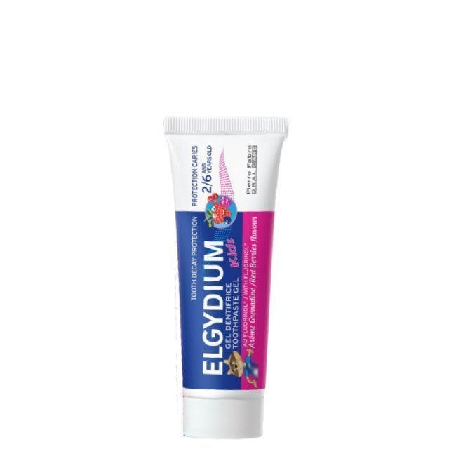 Elgydium Kids Toothpaste Gel Red Berries 50ml