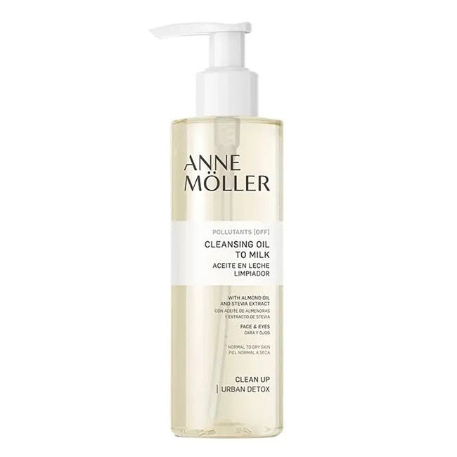 Anne Möller Clean Up Cleansing Oil to Milk Face and Eyes 200ml