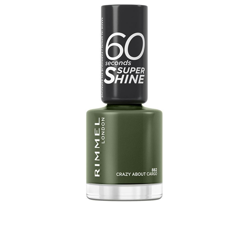 Rimmel London 60 Seconds Super Shine Nail Polish Color 882 Crazy About Cargo 8ml