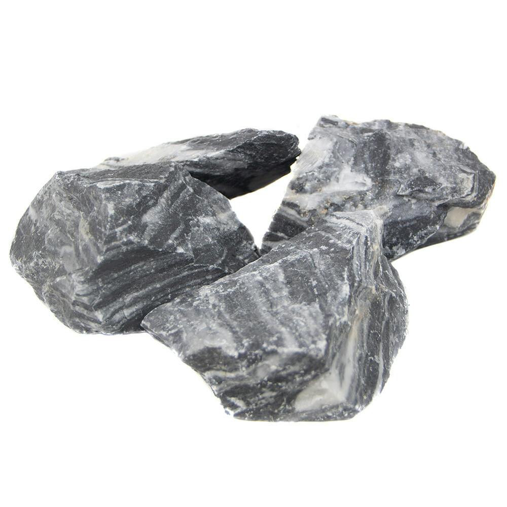 Rocha Camadas Preto E Branco - Peças Sortidas (Aprox. 5 Kg) - HB40446