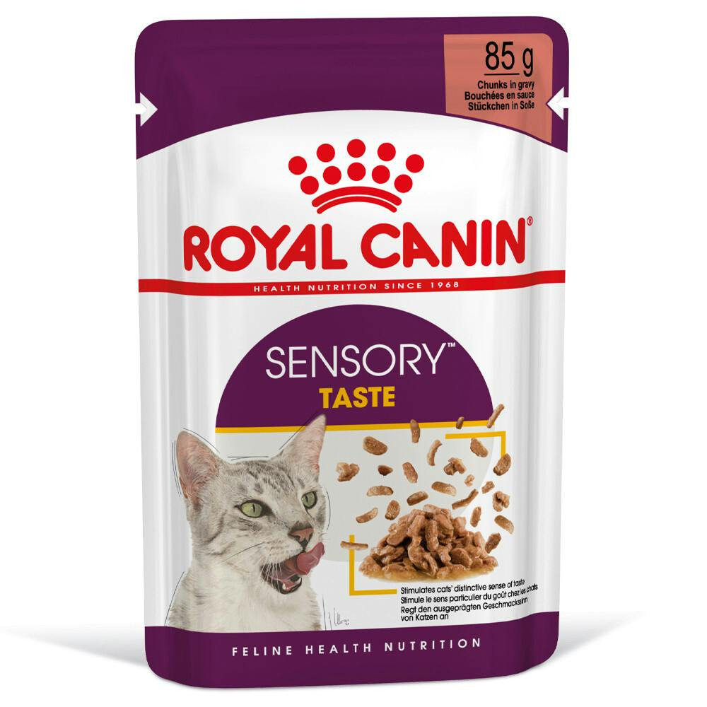 Sensory Taste (molho) alimento húmido para gato adulto - pack 12 x 85 g