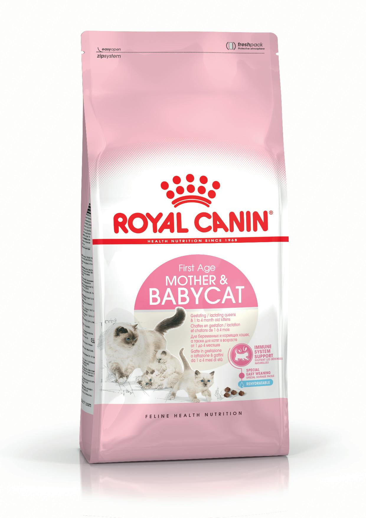 Mother & Babycat alimento seco para gata e gatinhos 4 kg