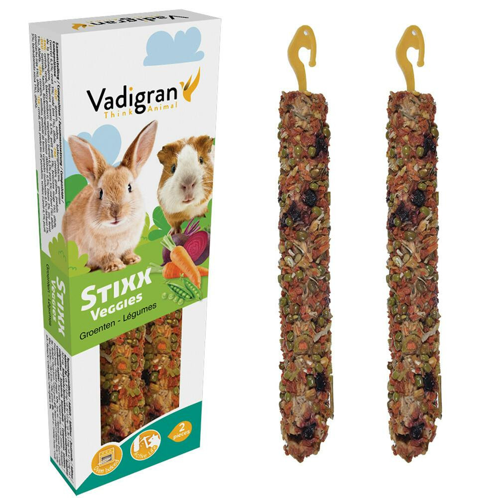Stixx - Sticks C/ Vegetais P/ Coelhos E Porq. India 115 Gr - VA14461