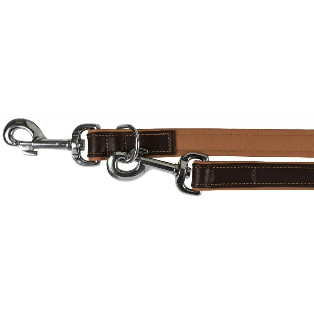 Trela Ajust. Em Pele Active Comfort 2Mt/20Mm (Castanho) - TX18932