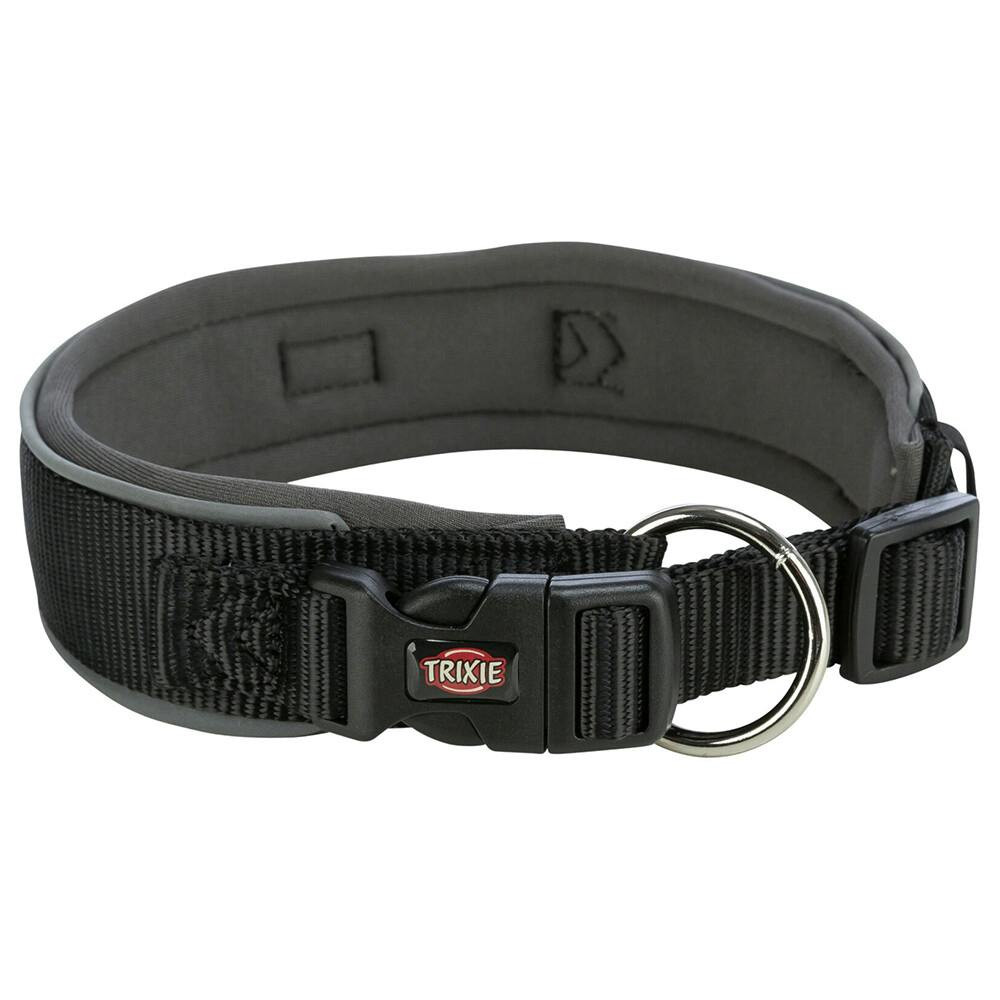 Coleira Premium Extra Larga 27-35Cm/25Mm (Preto/Grafite) - TX1995501