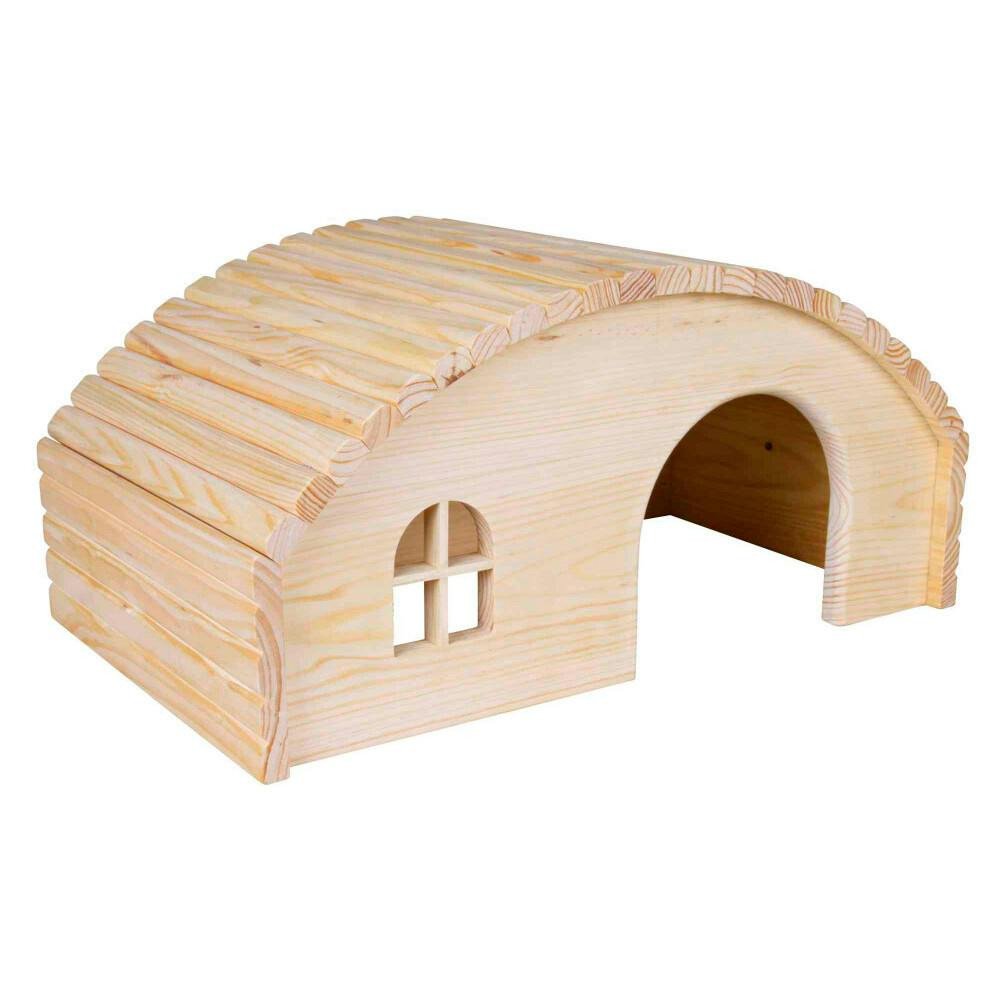 Casa Em Madeira De Pinho P/ Coelhos 42X20X25 Cm - TX61273