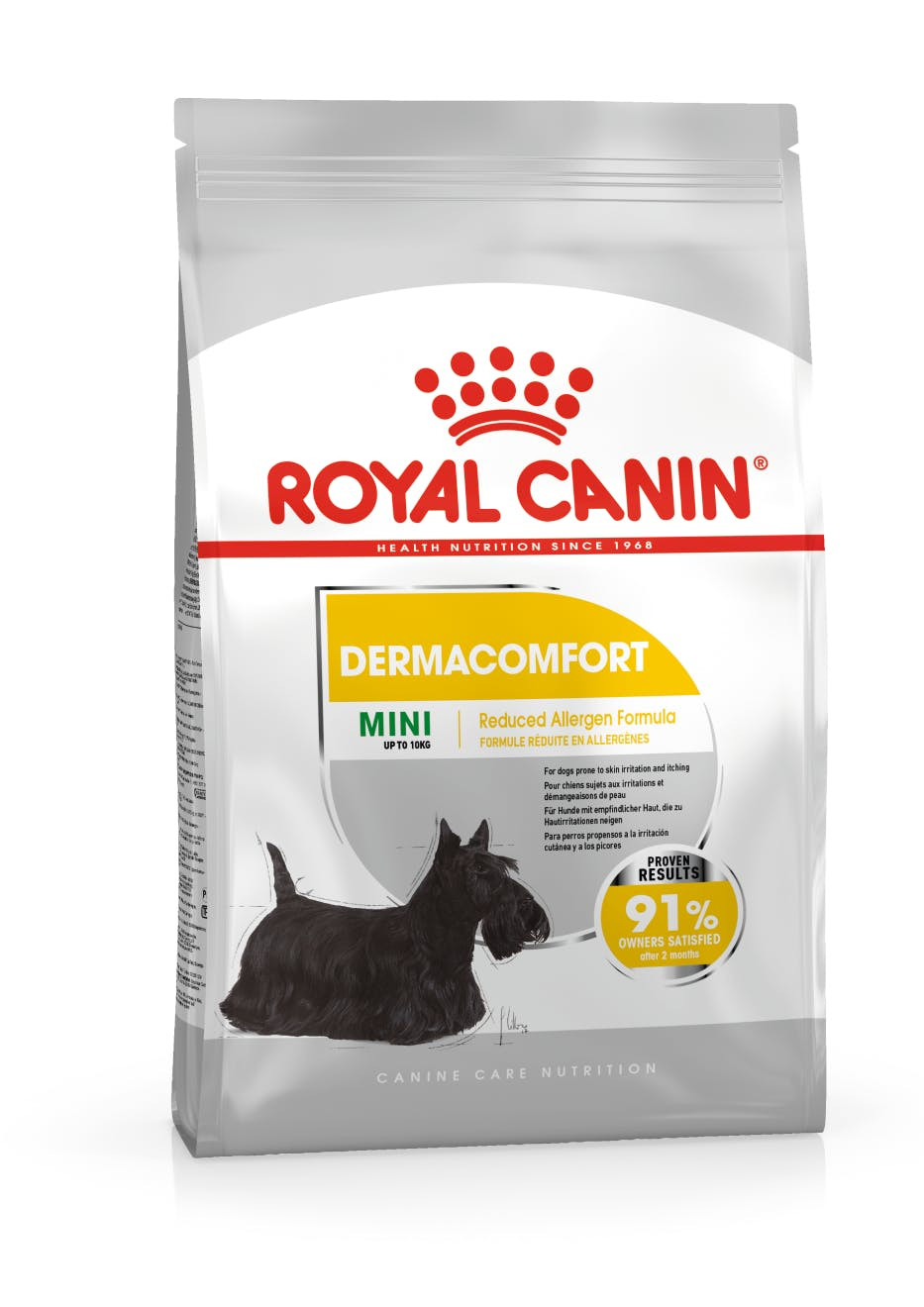 Mini Dermacomfort ração seca para cães
