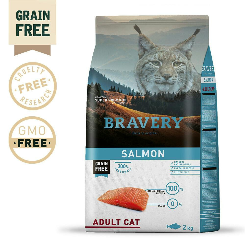 Bravery Salmon Adult Cat 2 Kg - BV20302