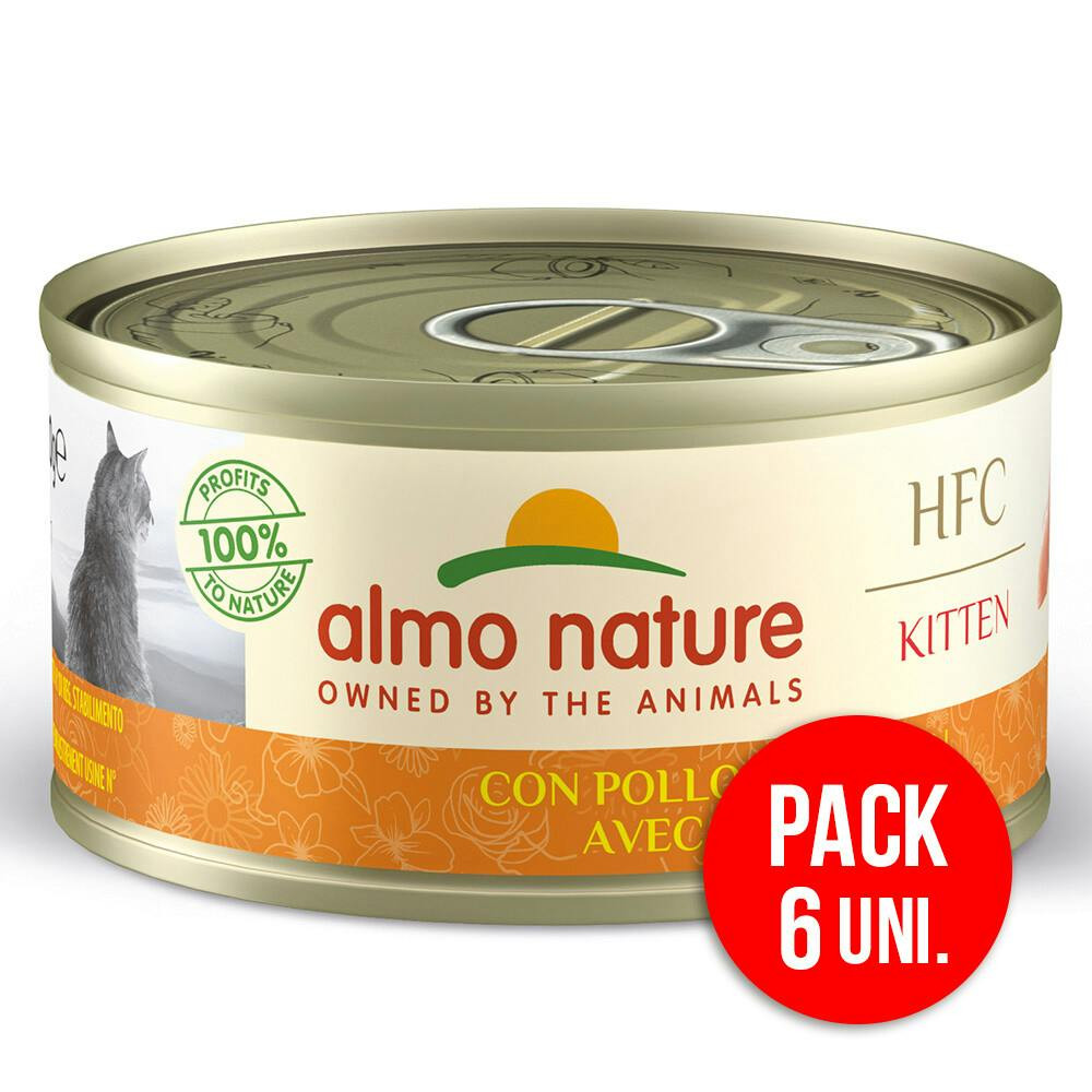 Hfc Mega Pack - Kitten - Frango (6 Latas De 70 Gr) - AL5105HM