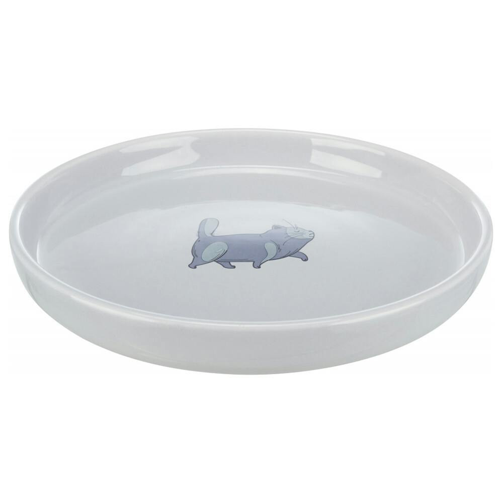 Gamela P/ Gatos Focinho Achatado 0,6 Lt / Ø 23 Cm (Cinza) - TX24802