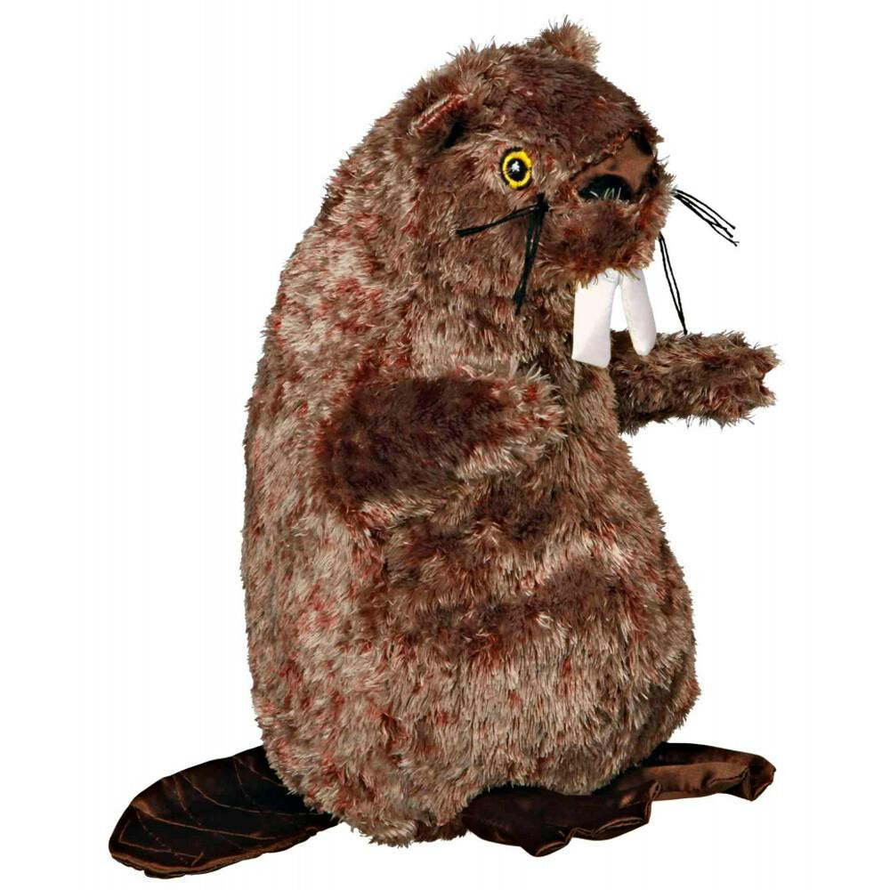 Brinquedo de pelúcia castor para gato