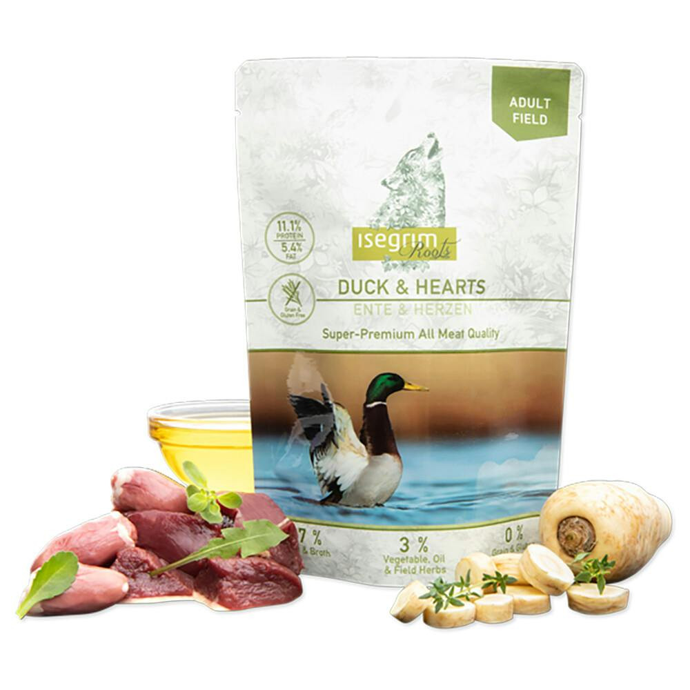Isegrim Roots Pato E Coraçoes 410 Gr (Pack 7 Saquetas) - IS5756