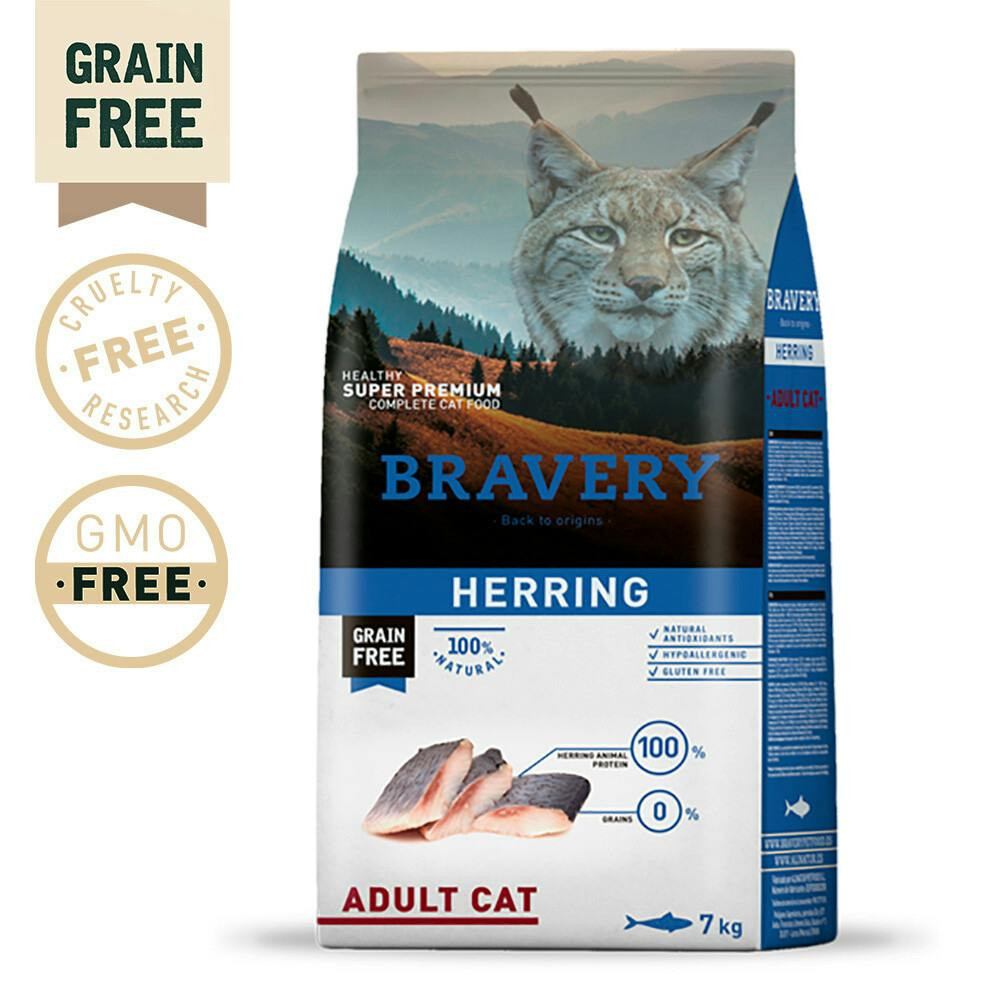 Bravery Herring (Arenque) Adult Cat 7 Kg - BV20357