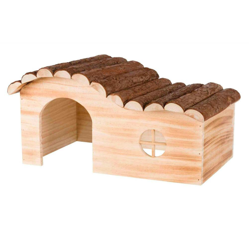 Casa Hanna Em Madeira Natural 41X21X23 Cm - TX61978