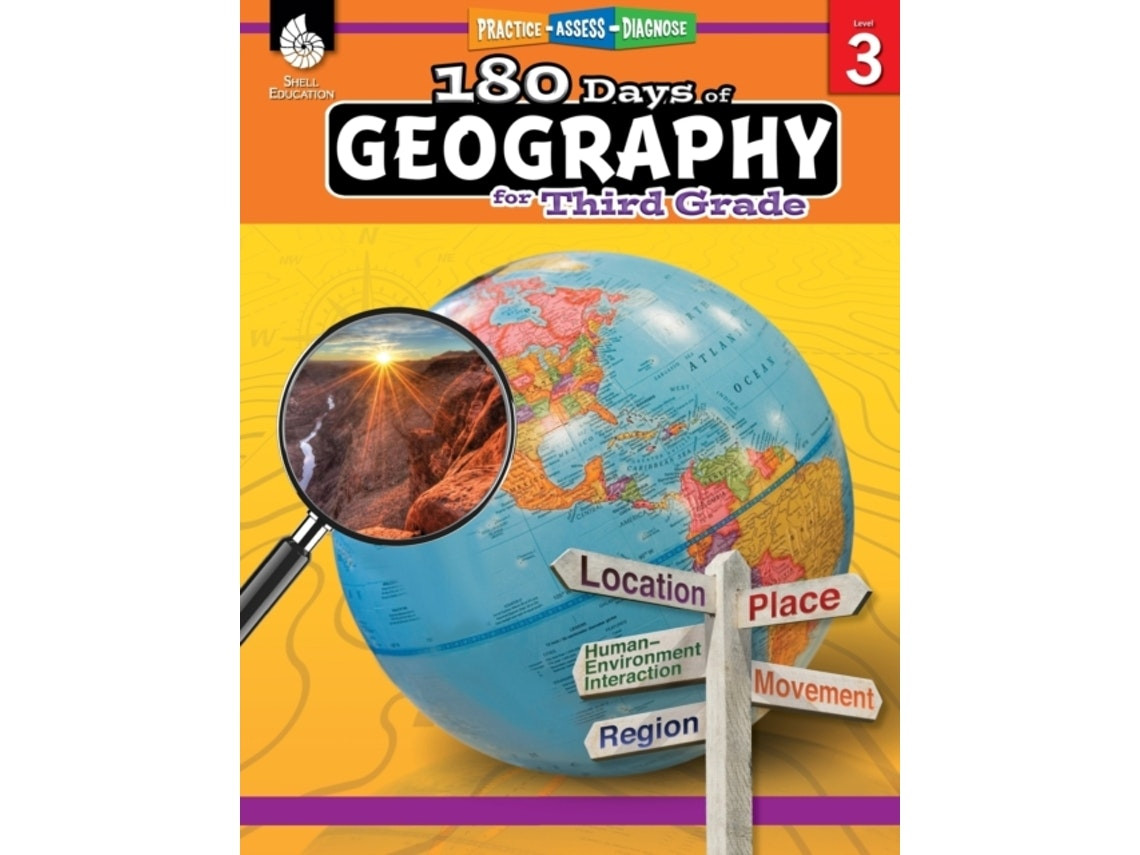 180 Days of Geography by Saskia Lacey (English)