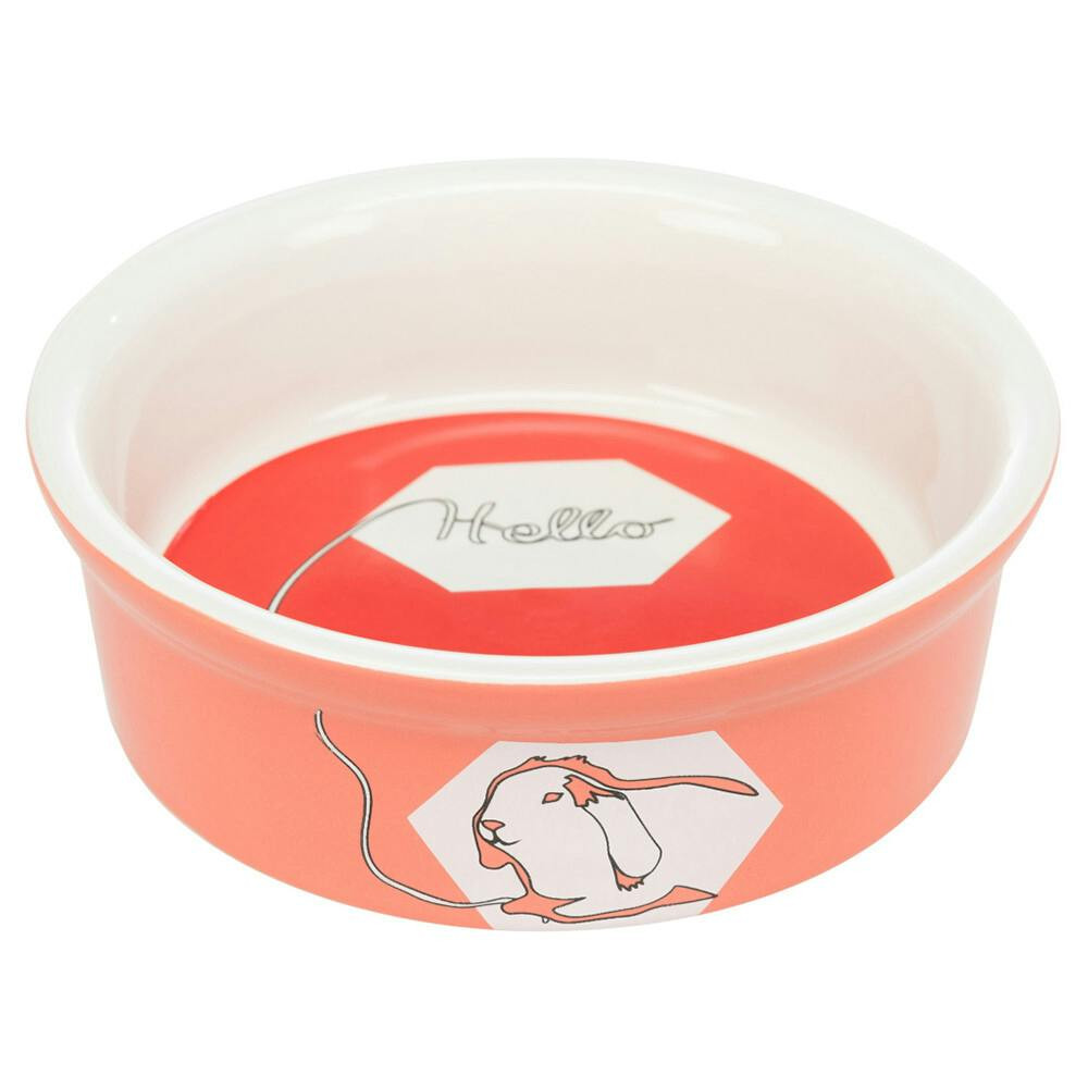 Gamela Em Ceramica Hello Comic P/ Coelhos 240 Ml / Ø 11 Cm - TX60736