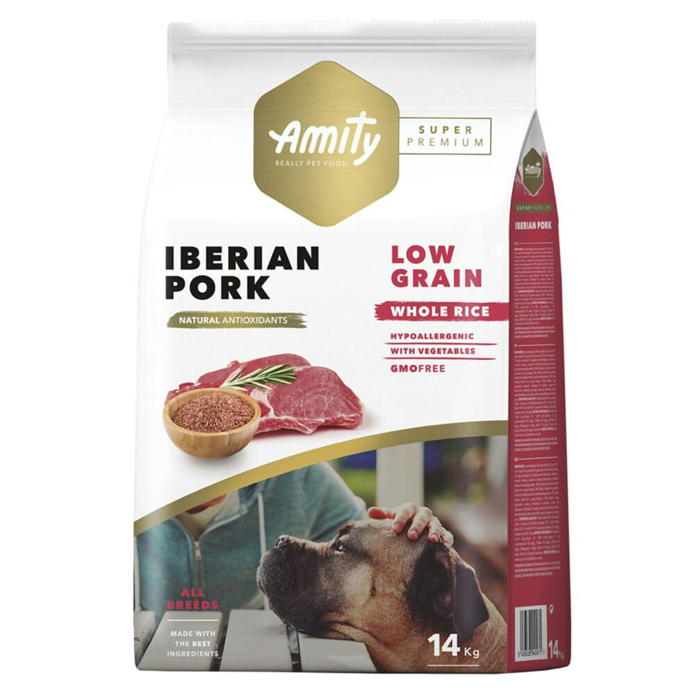Amity Super Premium (Low Grain) Adult Iberian Pork 14 Kg - AM50037