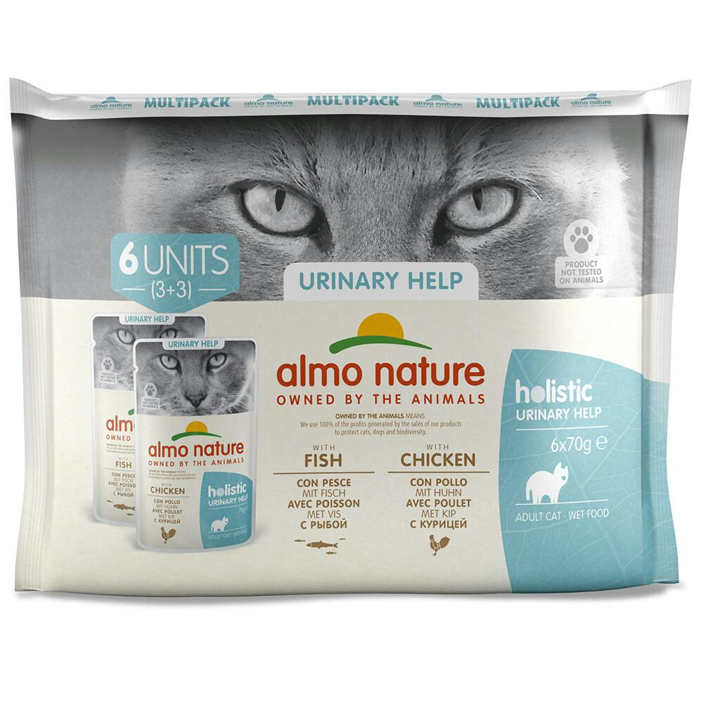 Almo Cat Functional Multi Pack - Urinary (6 Saquetas De 70G) - AL529697