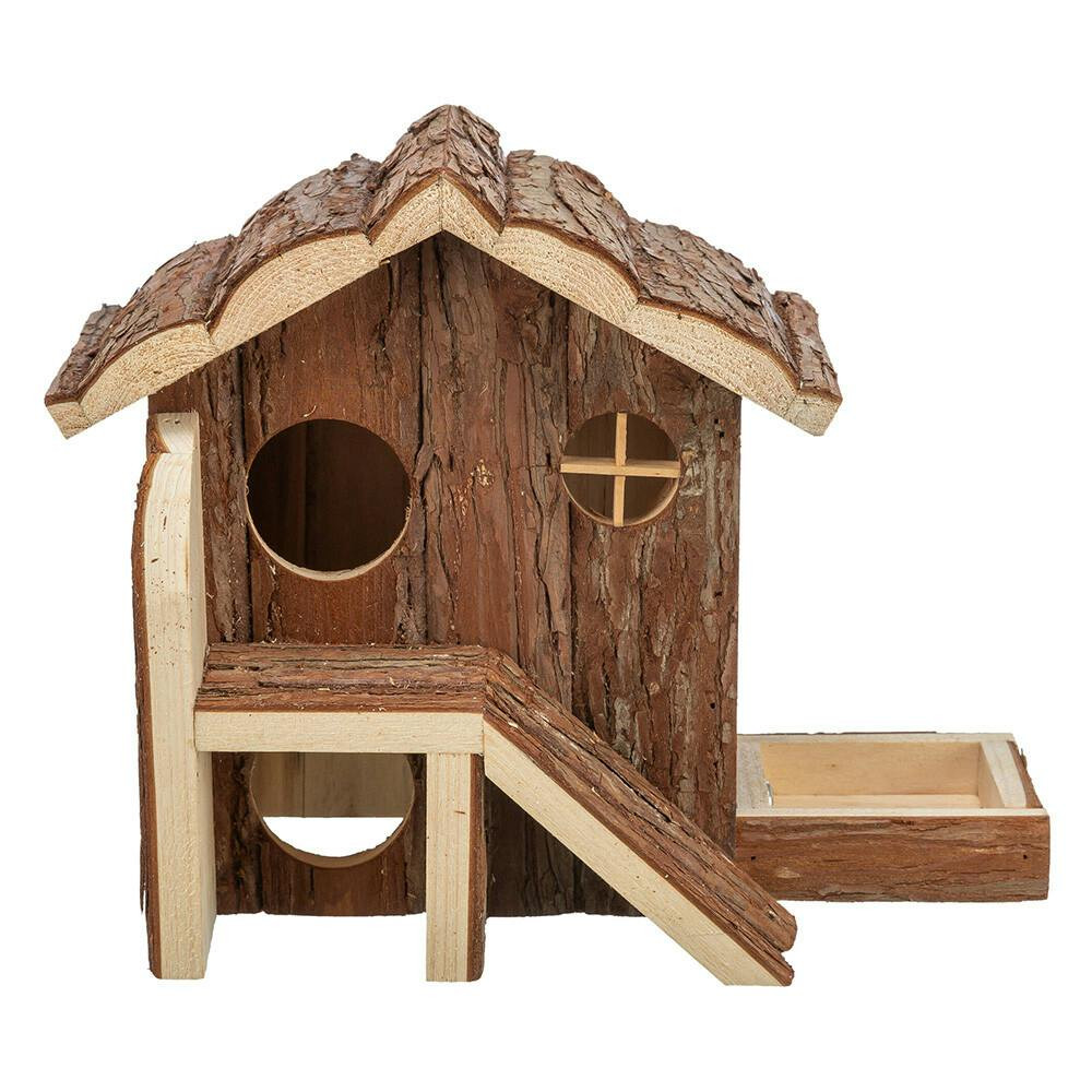 Casa Henna Em Madeira Natural P/ Hamsters 27X21X15 Cm - TX61778
