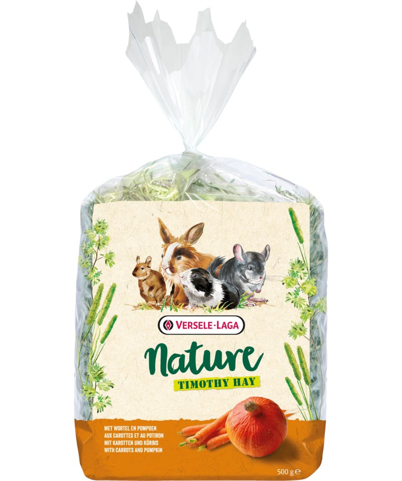 Nature Timothy Hay Carrot & Pumpkin 500 G Versele-Laga - 5410340241936
