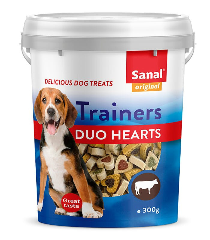 Sanal Dog - Dog Trainers Mini Hearts 300 Gr - SA2983