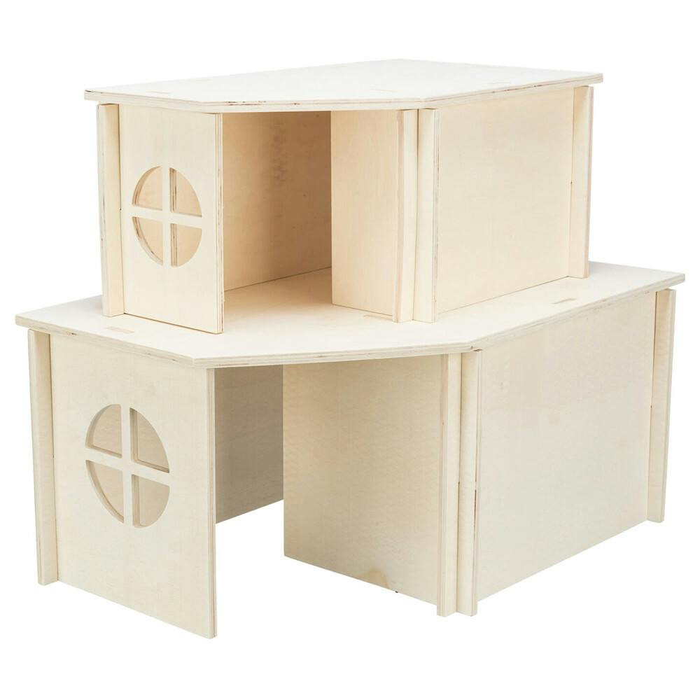 Abrigo Holm Em Madeira P/ Coelhos 50X23X33Cm - TX61241A