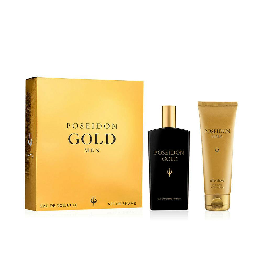 Conjunto De Cosmética Homem Gold Posseidon (2 Pcs)
