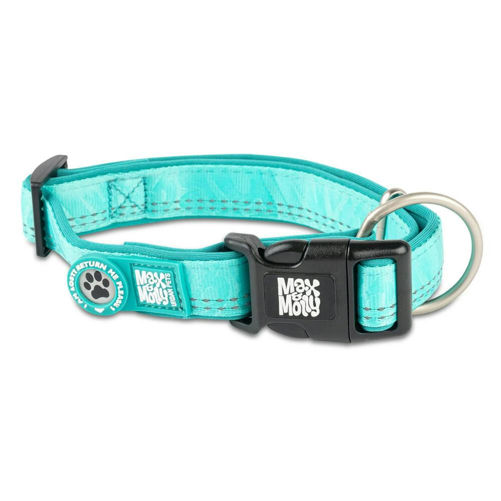 Max & Molly-Coleira C/Id Tag Matrix 2.0 Turquoise (Tam. L) - MM306081