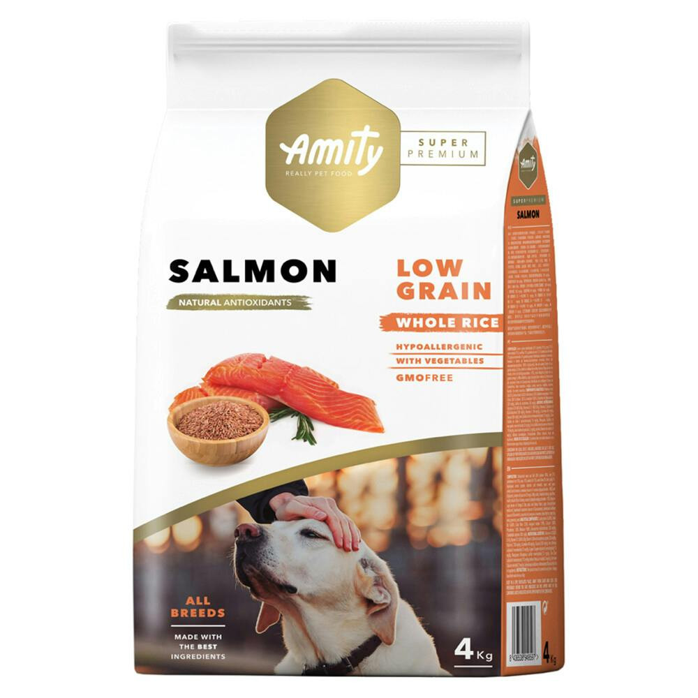 Amity Super Premium (Low Grain) Adult Salmon 4 Kg - AM50054