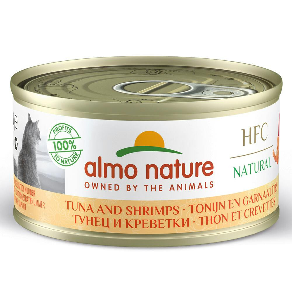 Hfc Cat Natural - Atum E Camarao (Lata 70 Gr)  - 24 Unid. - AL9023H