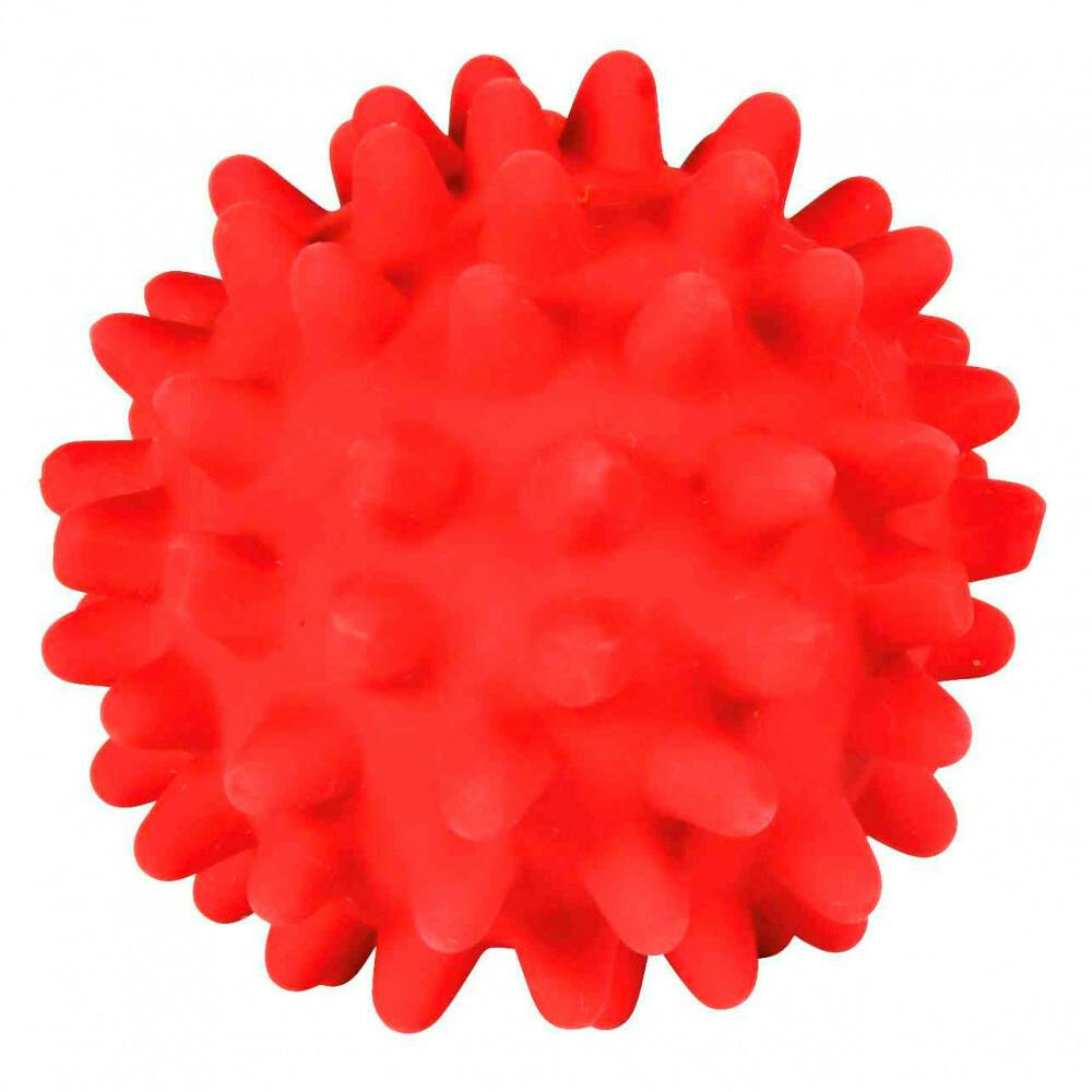Bola corona com som em látex para cão