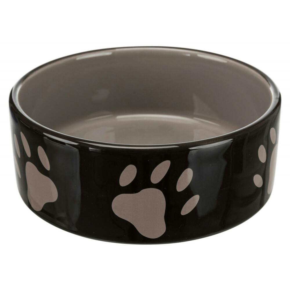Gamela Ceramica Castanha C/ Patinhas Bege - 12 Cm - TX24532