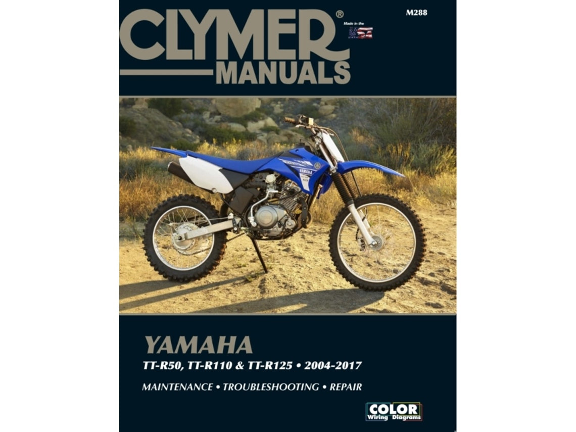 Livro clymer yamaha tt-50 (06-17), tt-r110 (08-17) &amp; tt- de haynes publishing (Inglês)