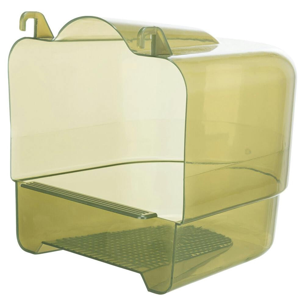 Banheira Ext. Semi-Circular P/ Aves - Med. (Azul Transpar.) - TX54032
