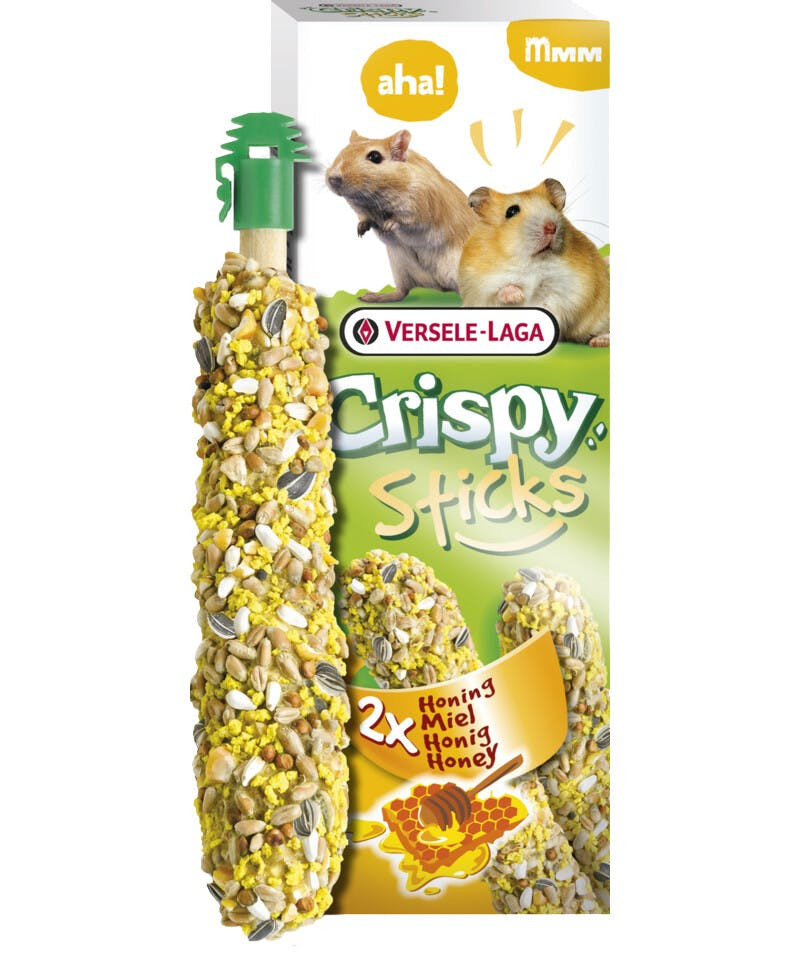 Sticks para roer com mel para hamsters e gerbos 2 unidades