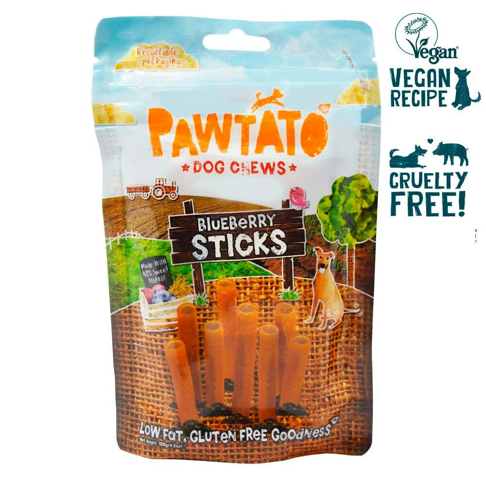 Pawtato Sticks - Blueberries 120 Gr - BE4034