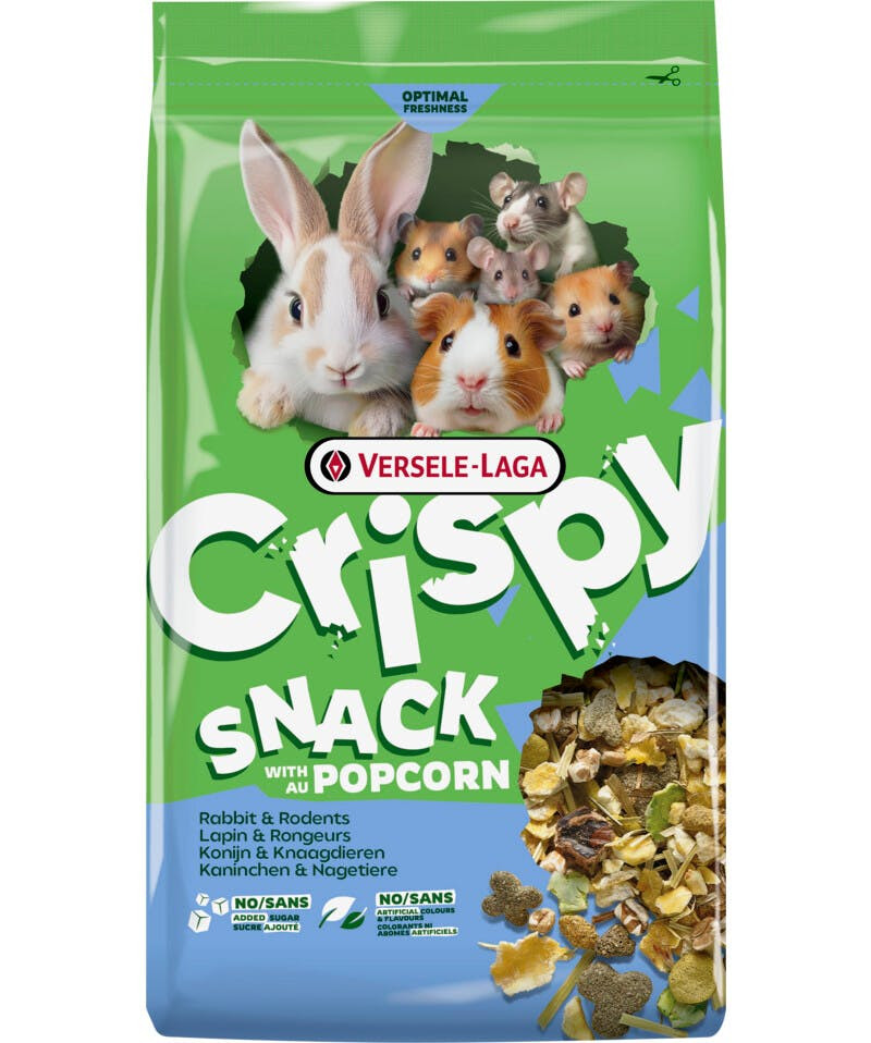 Snack com pipocas para coelhos e roedores 1,5 kg