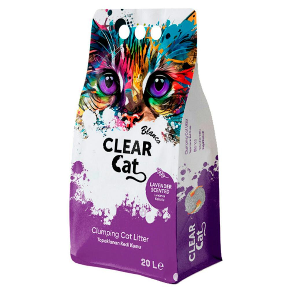 Clear Cat Blanco Litter Lavanda 20 Lt - EXC0859