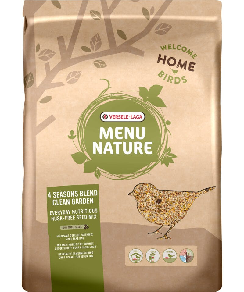 Mistura de sementes descascadas para pássaros Clean garden Blend