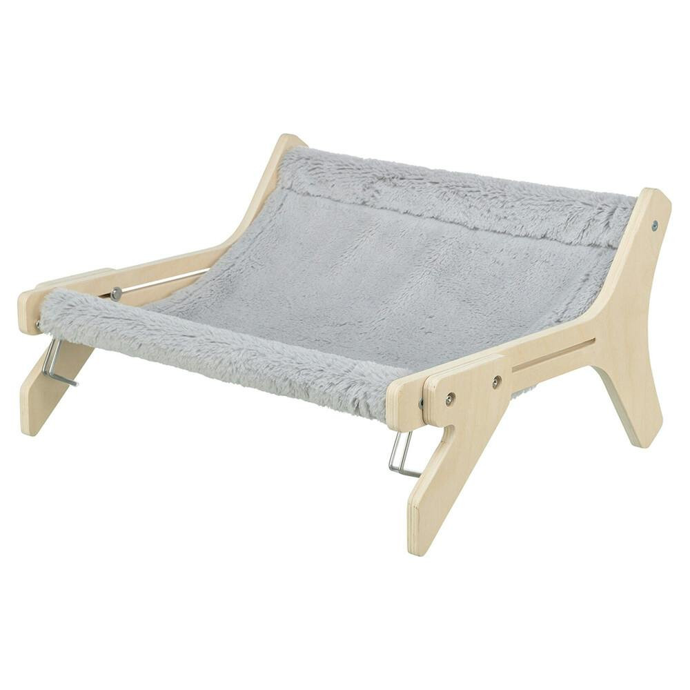 Hamac para gato com suporte para cama ou radiador, cinzento - TX43204