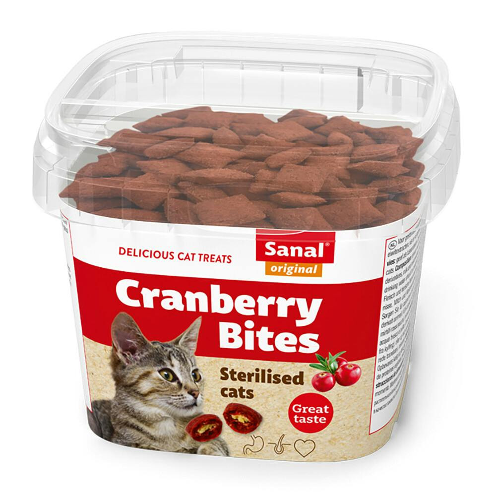 Sanal Cat - Cranberry & Chicken Bites Cup 75 Gr - SA1578