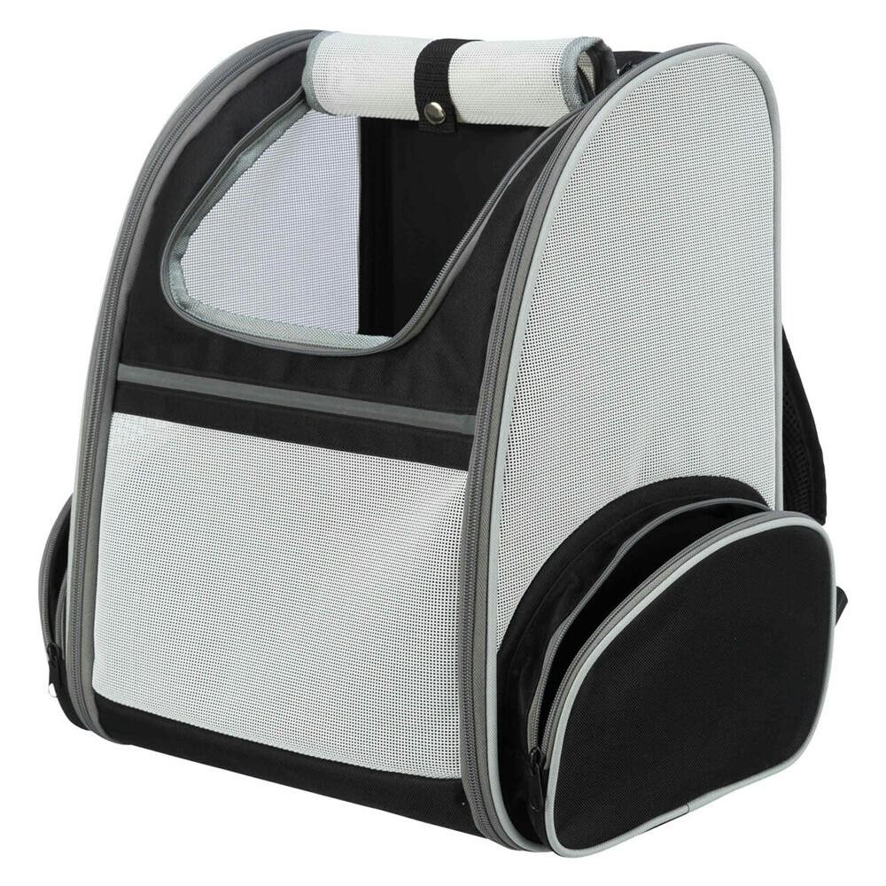 Mochila Transportadora “Chloe” 39X43X27Cm(Cinza Claro/Preto) - TX28843