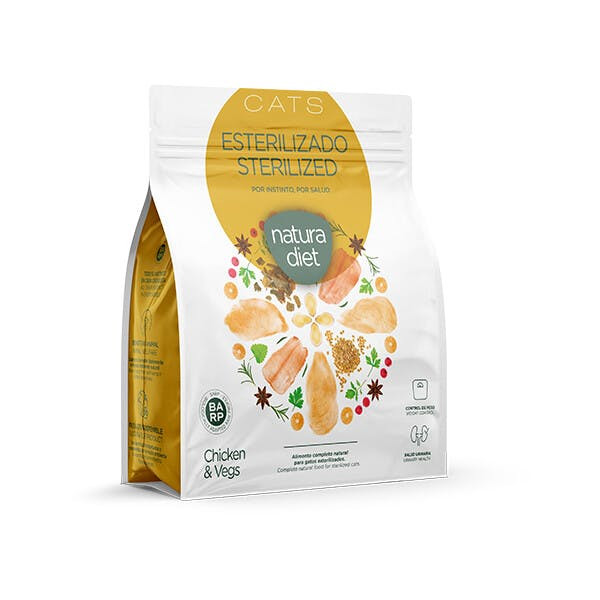 Natura Diet Cat Sterilized Chicken 400 Gr - DN-10020