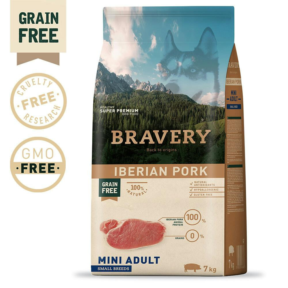 Bravery Iberian Pork Adult Mini/Small 7 Kg