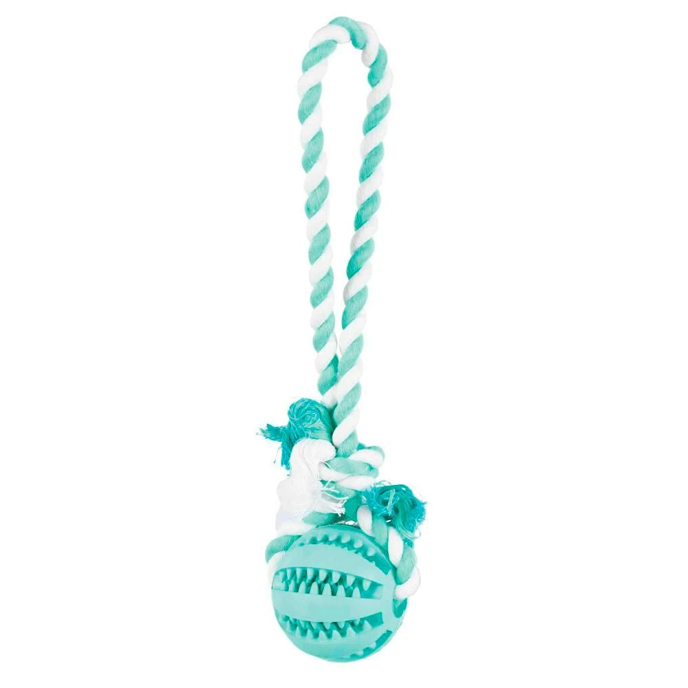 Dentafun - Bola  De Borracha C/ Corda 7 Cm - TX3299